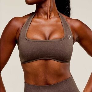 GYMSHARK•ADAPT FLECK X WHITNEY HALTERNECK SPORTS BRA